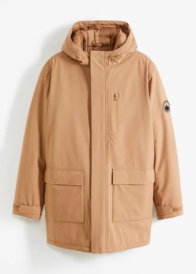 Chaqueta para exteriores café con hielo