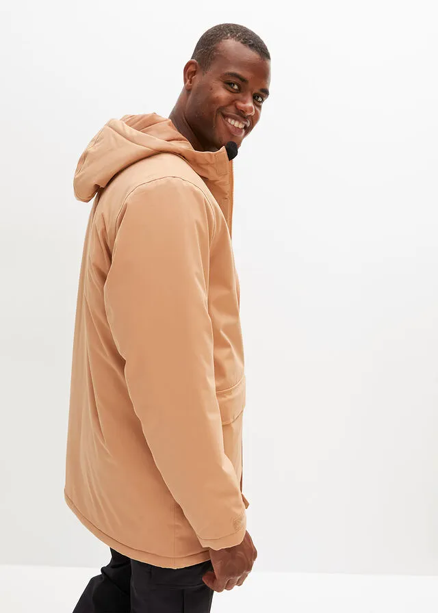 Chaqueta para exteriores café con hielo
