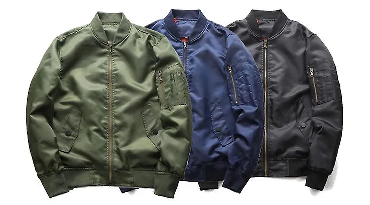 Chaqueta profesional para hombres Ma1 invierno al aire libre grueso nylon de calidad gruesa uniforme militar estadounidense avia