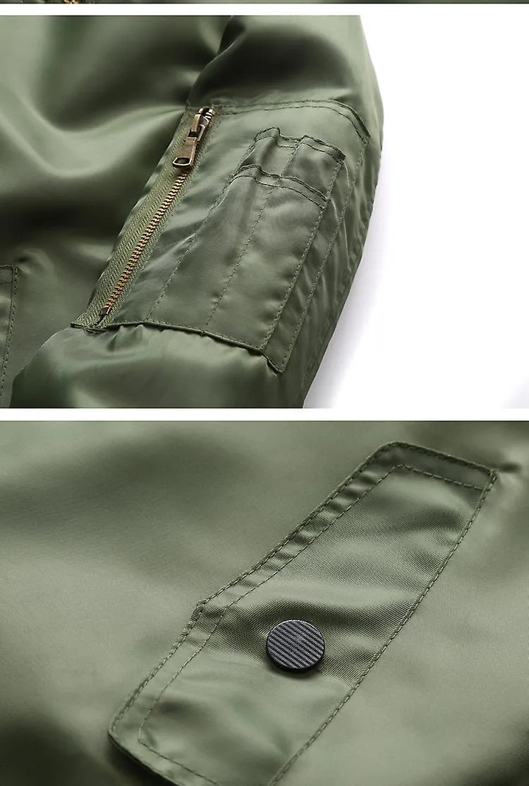 Chaqueta profesional para hombres Ma1 invierno al aire libre grueso nylon de calidad gruesa uniforme militar estadounidense avia