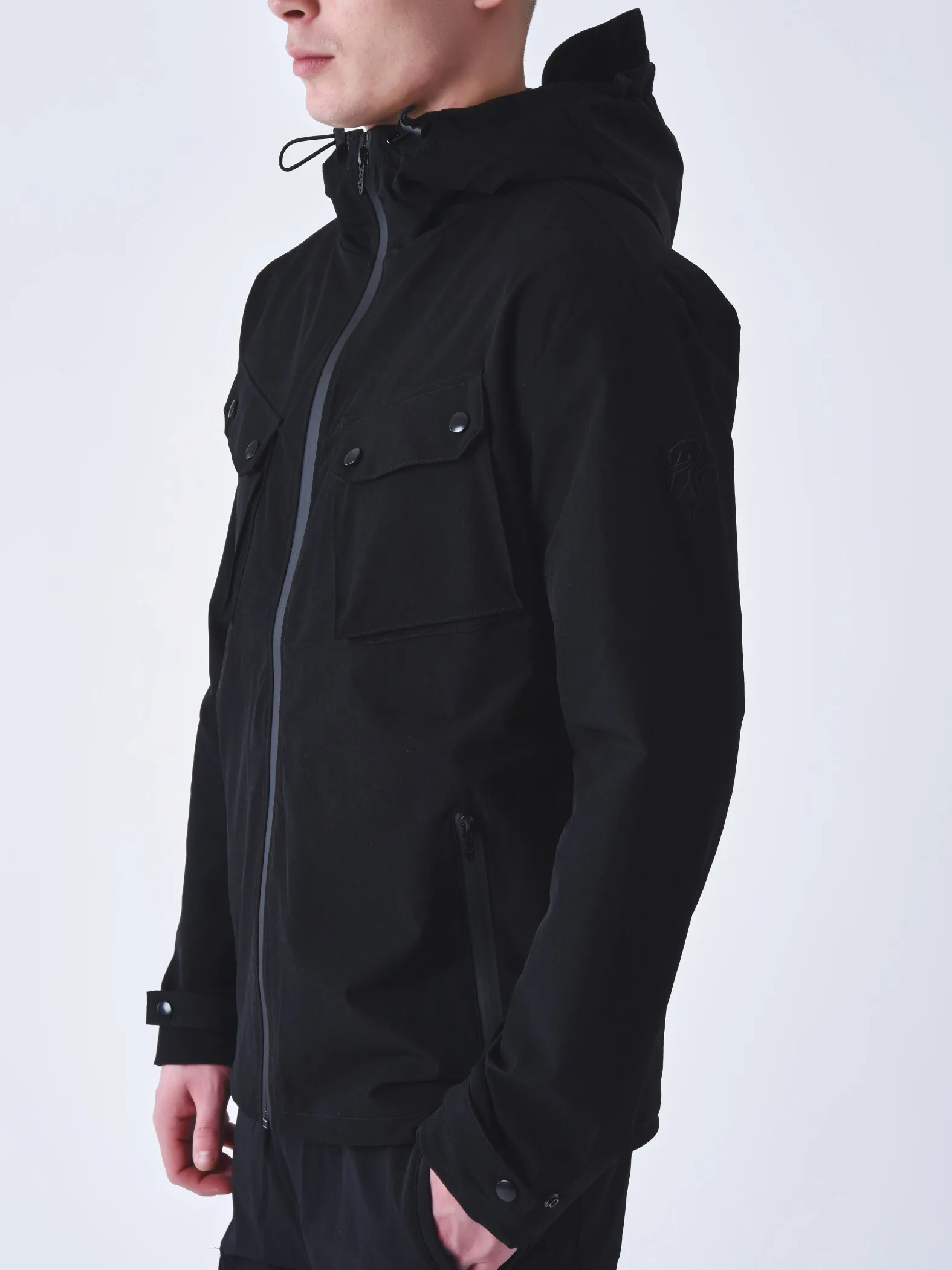 Chaqueta técnica de contraste