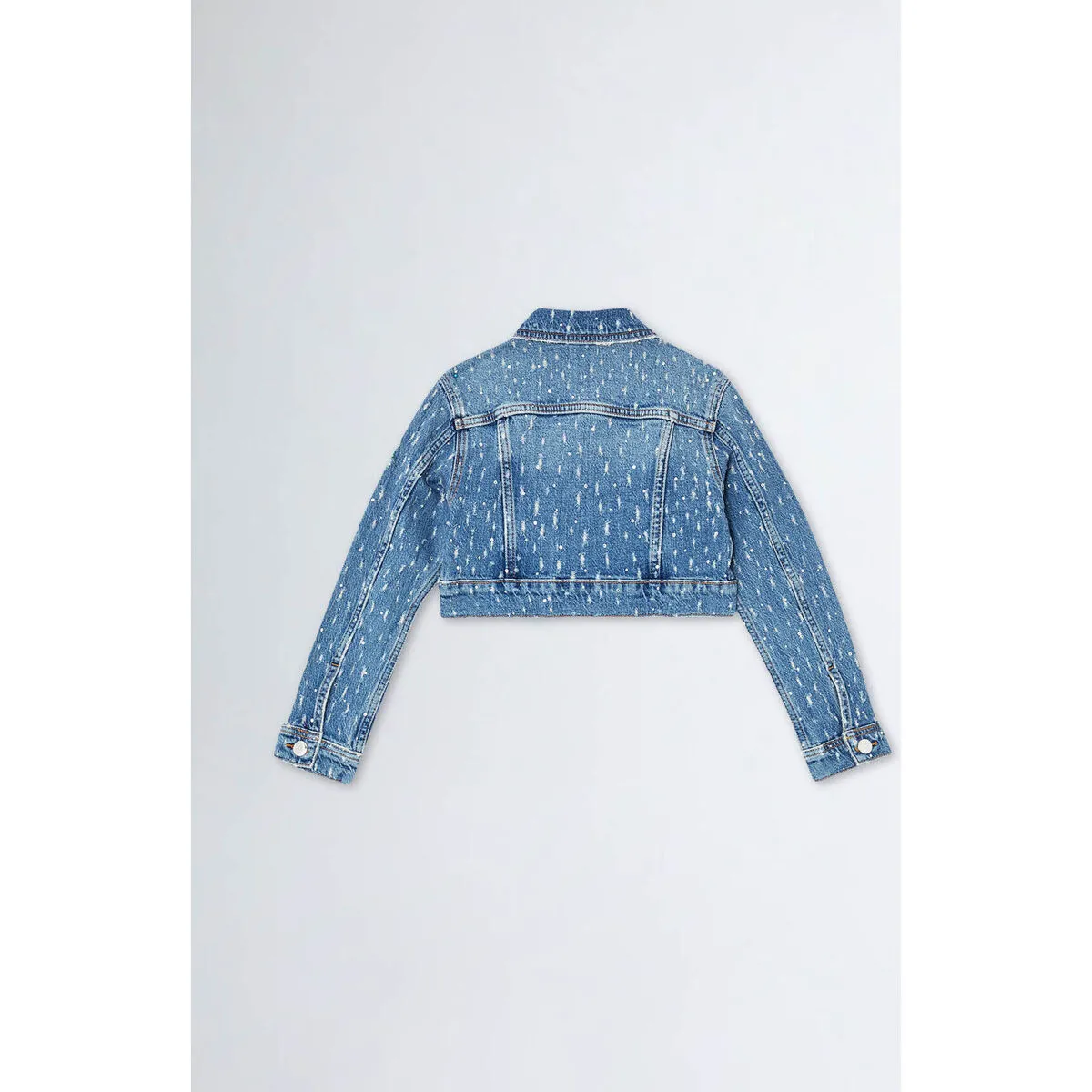 Chaqueta vaquera con strass