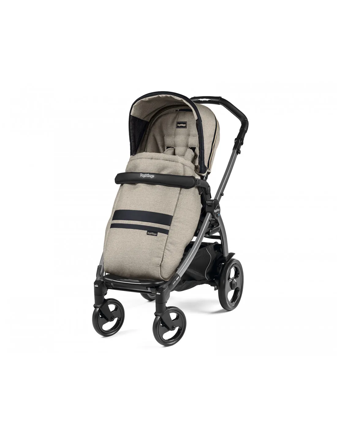 COCHE BEBé TRES PIEZAS PEGPEREGO BOOK 51 ELITE LUXE ÉCRU