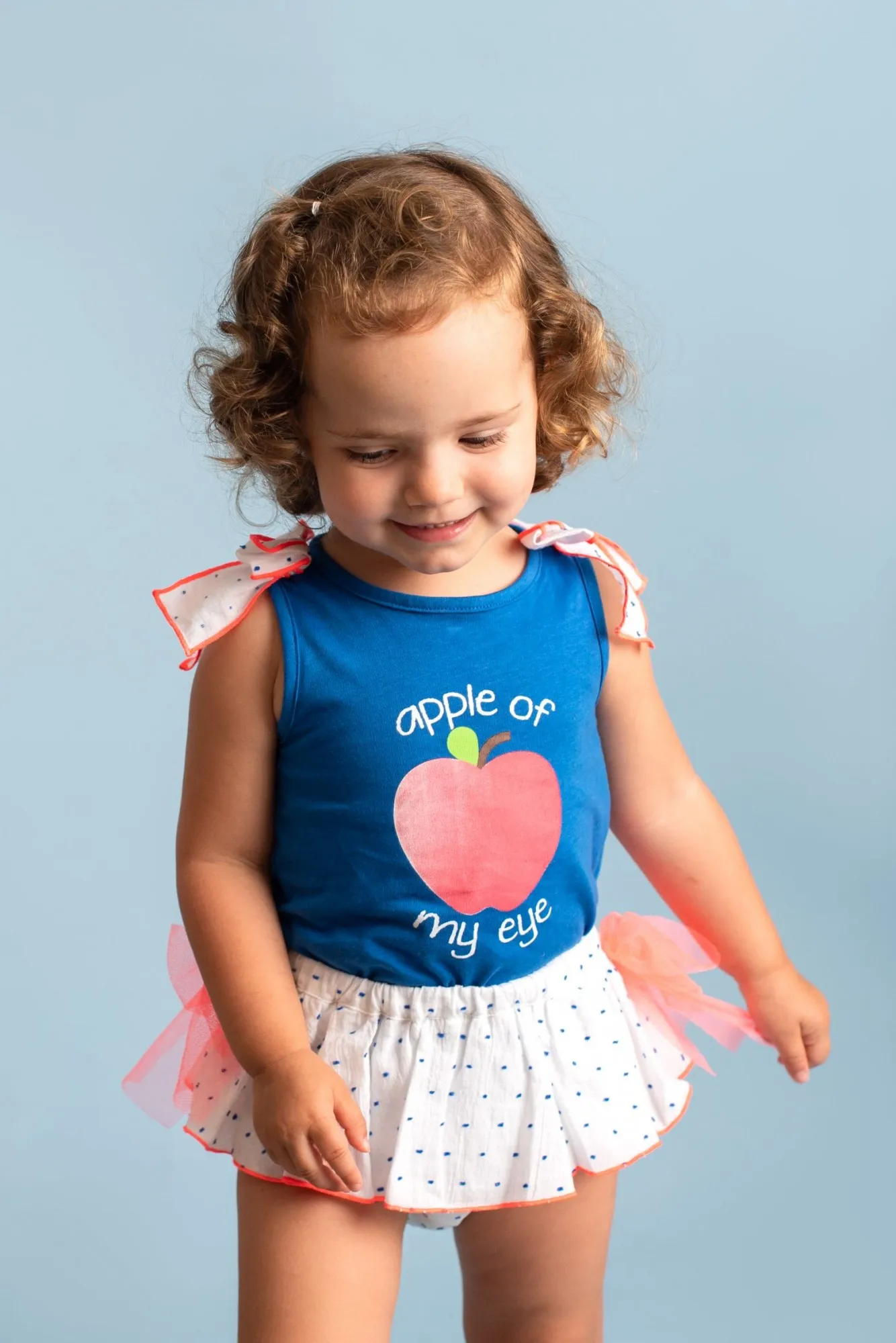 Conjunto Manzana de Foque para niña.