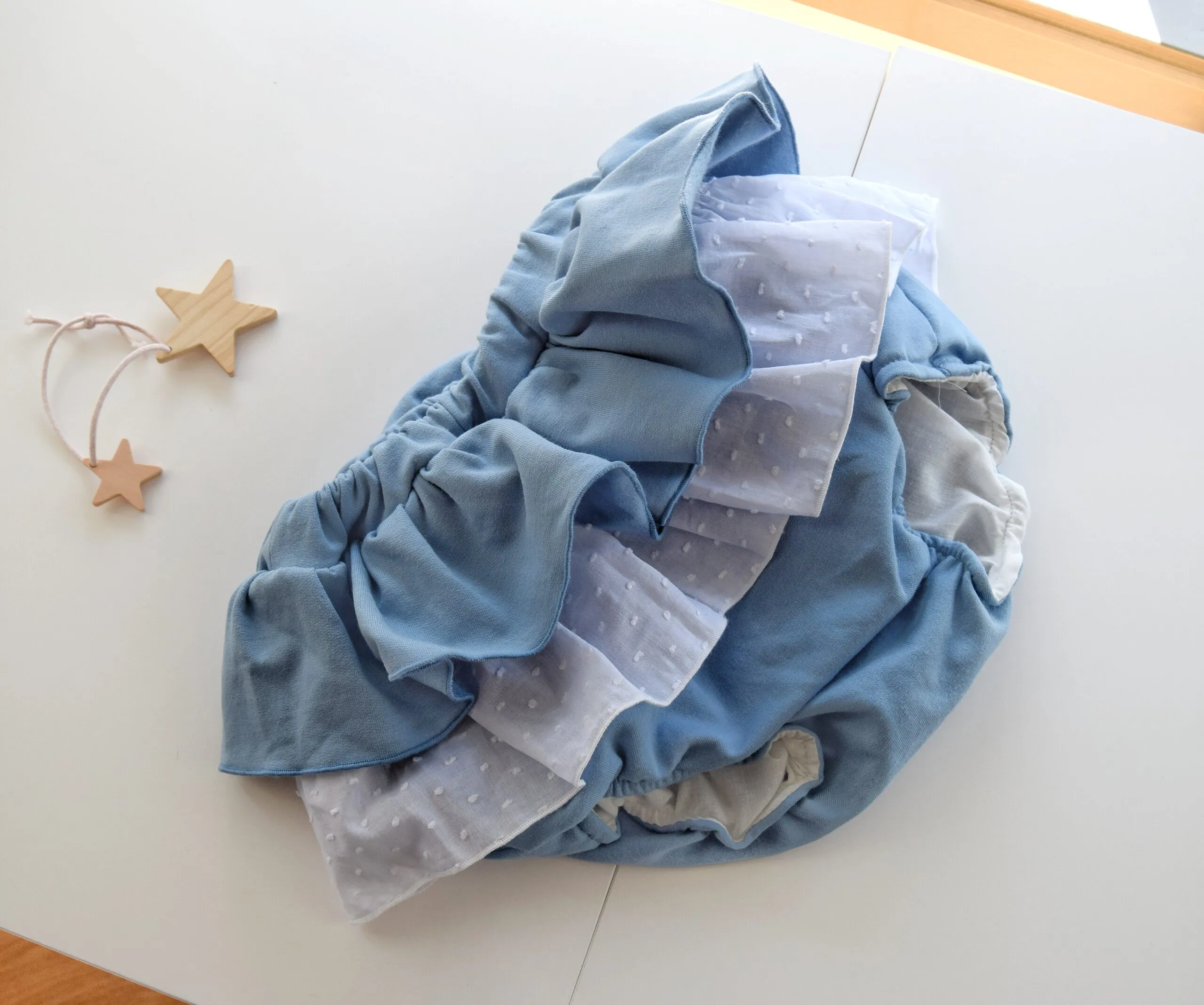 Culotte volantes blue lagoon