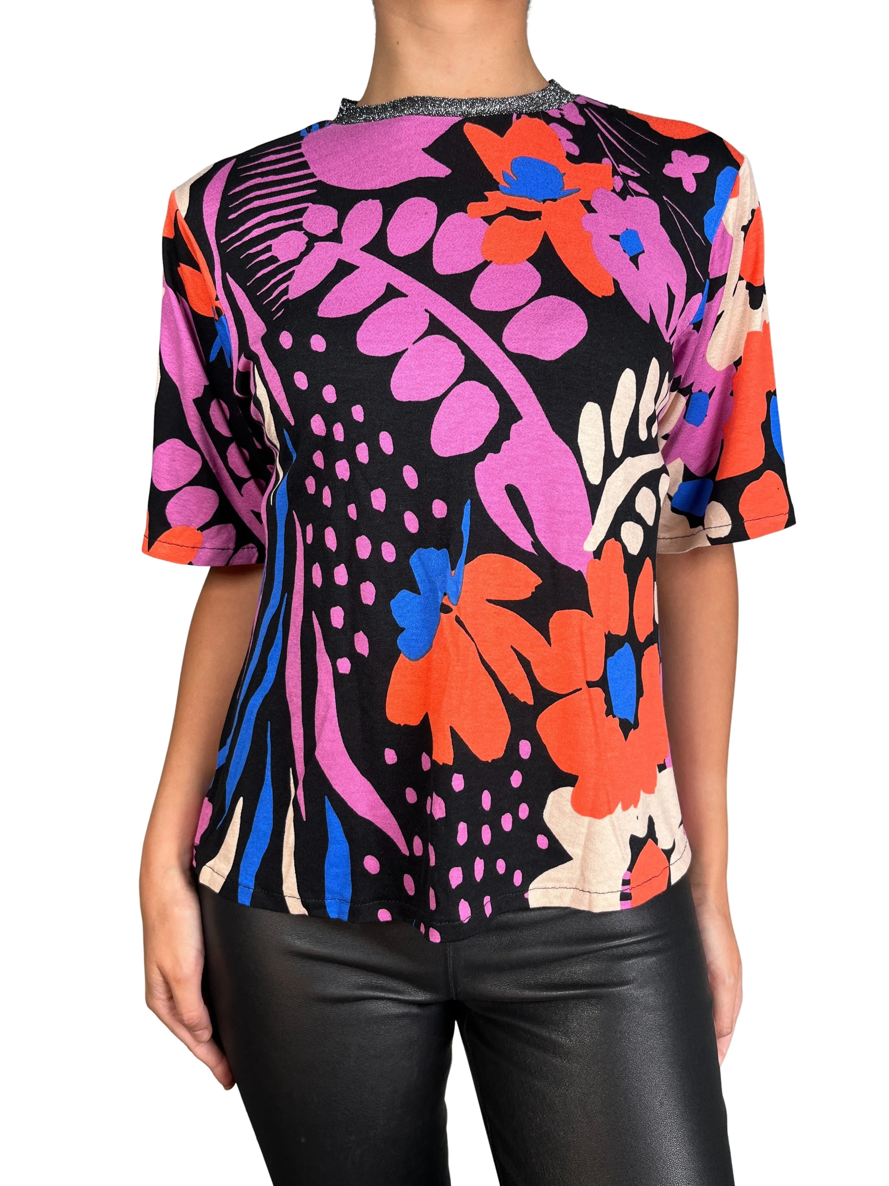 DEMARIAS Polera Cuello Lurex