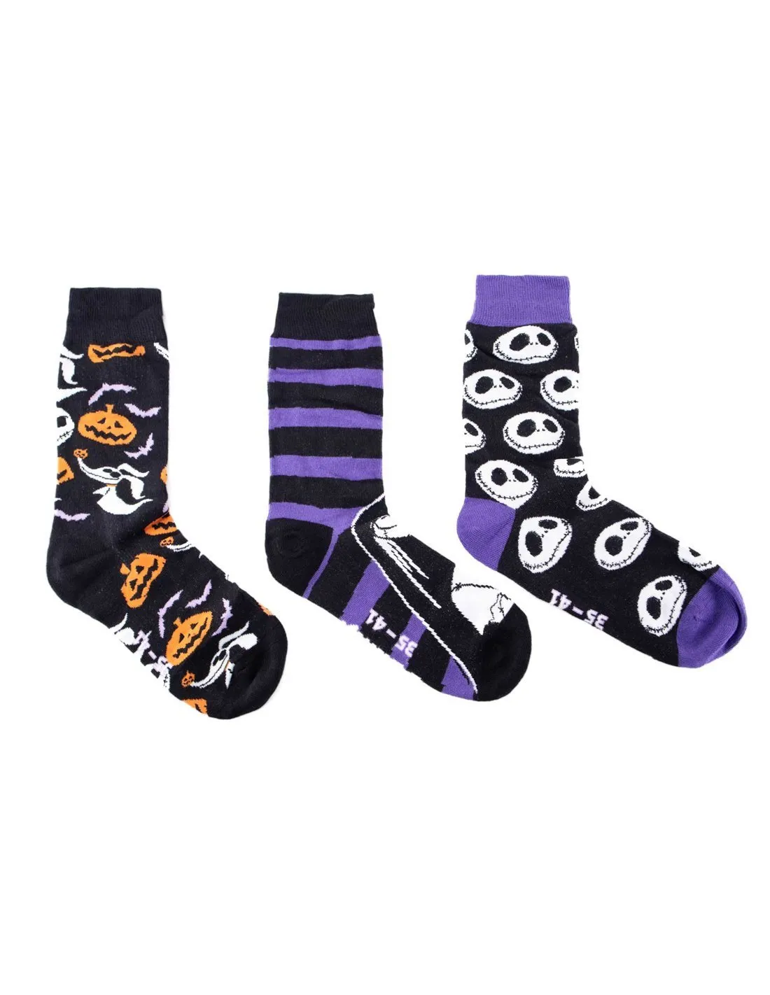 DISNEY  PACK 3 CALCETINES PESADILLA ANTES DE NAVIDAD 2900001983 MUJER