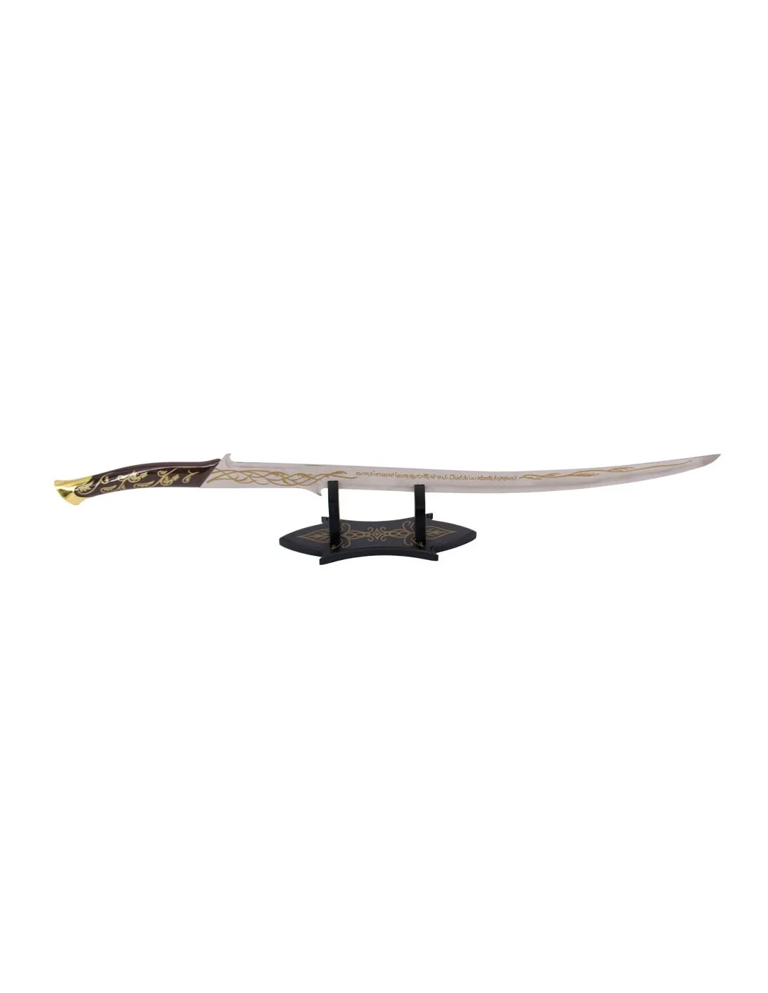Espada Hadhafang de Arwen con peana de sobremesa