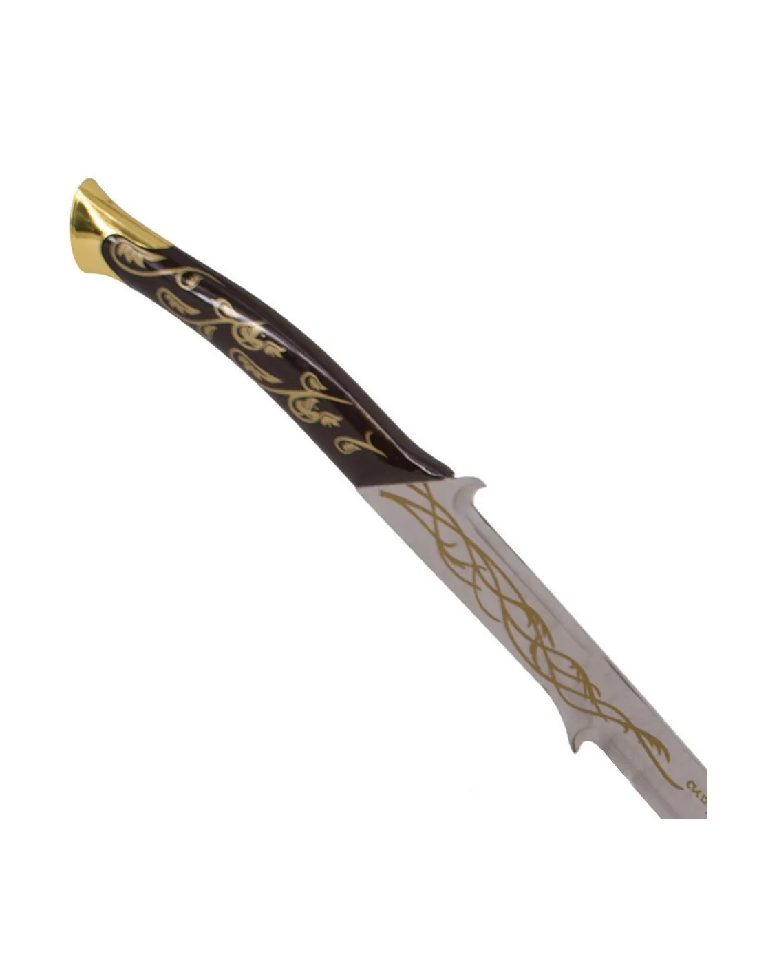 Espada Hadhafang de Arwen con peana de sobremesa