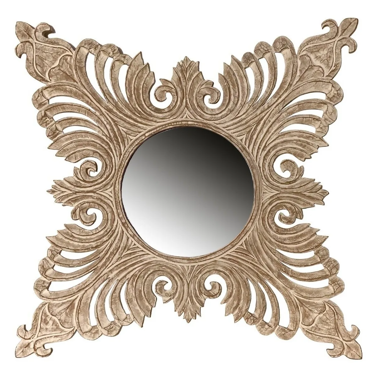 Espejo pared con relieve