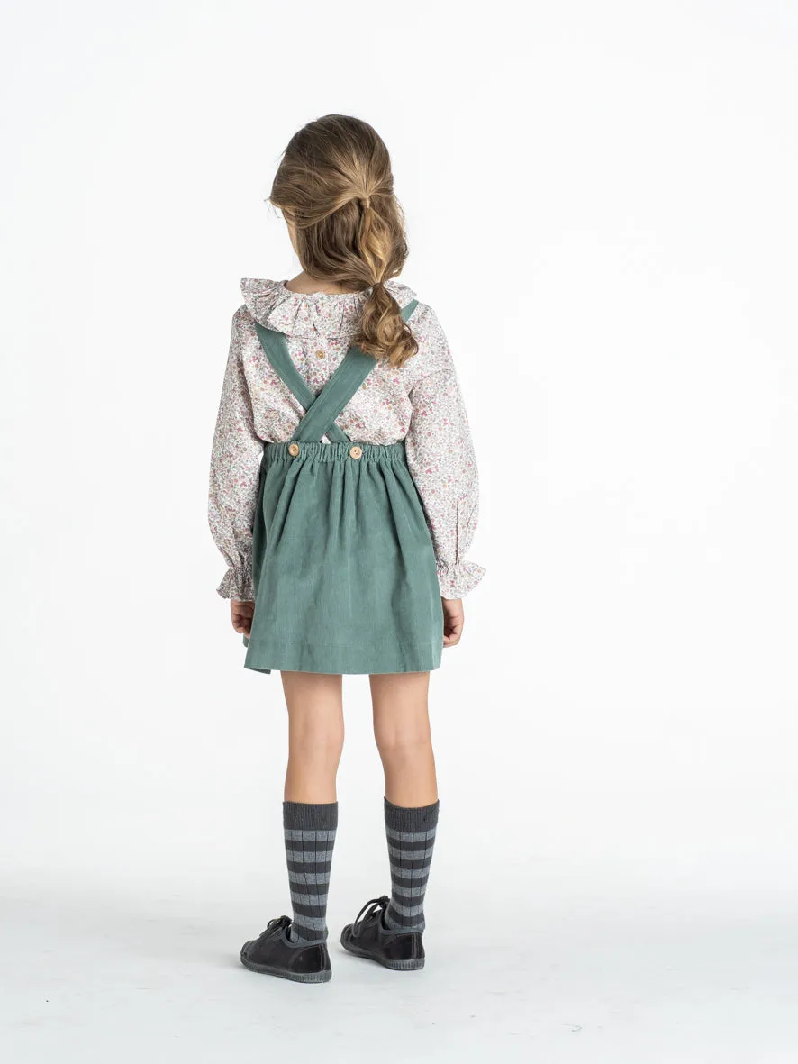 Falda peto pana verde