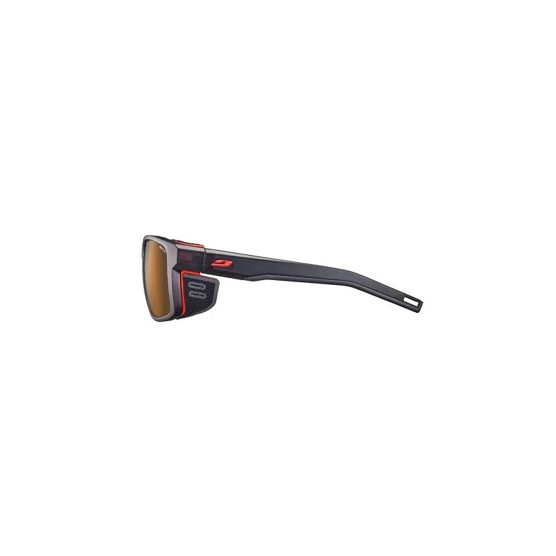 GAFAS DE SOL JULBO SHIELD (NEGRO / NARANJA  REACTIV HM 24) CAT. 24