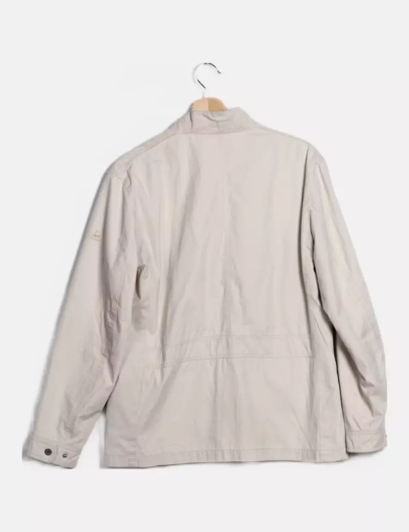 Gendive Chaqueta beige cremallera