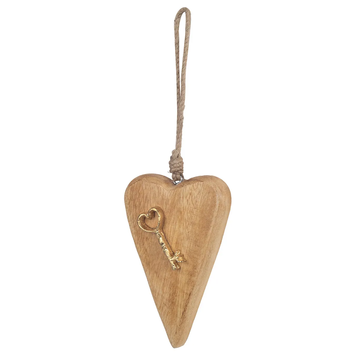 Golgante Corazón con llave