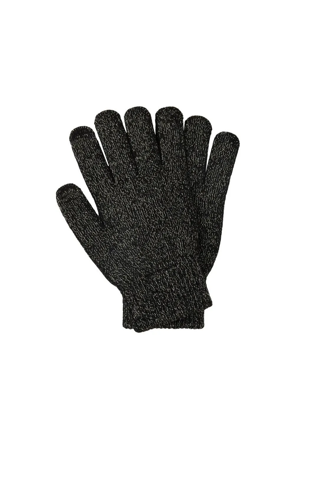 Guantes punto brillo Pcrubi negro