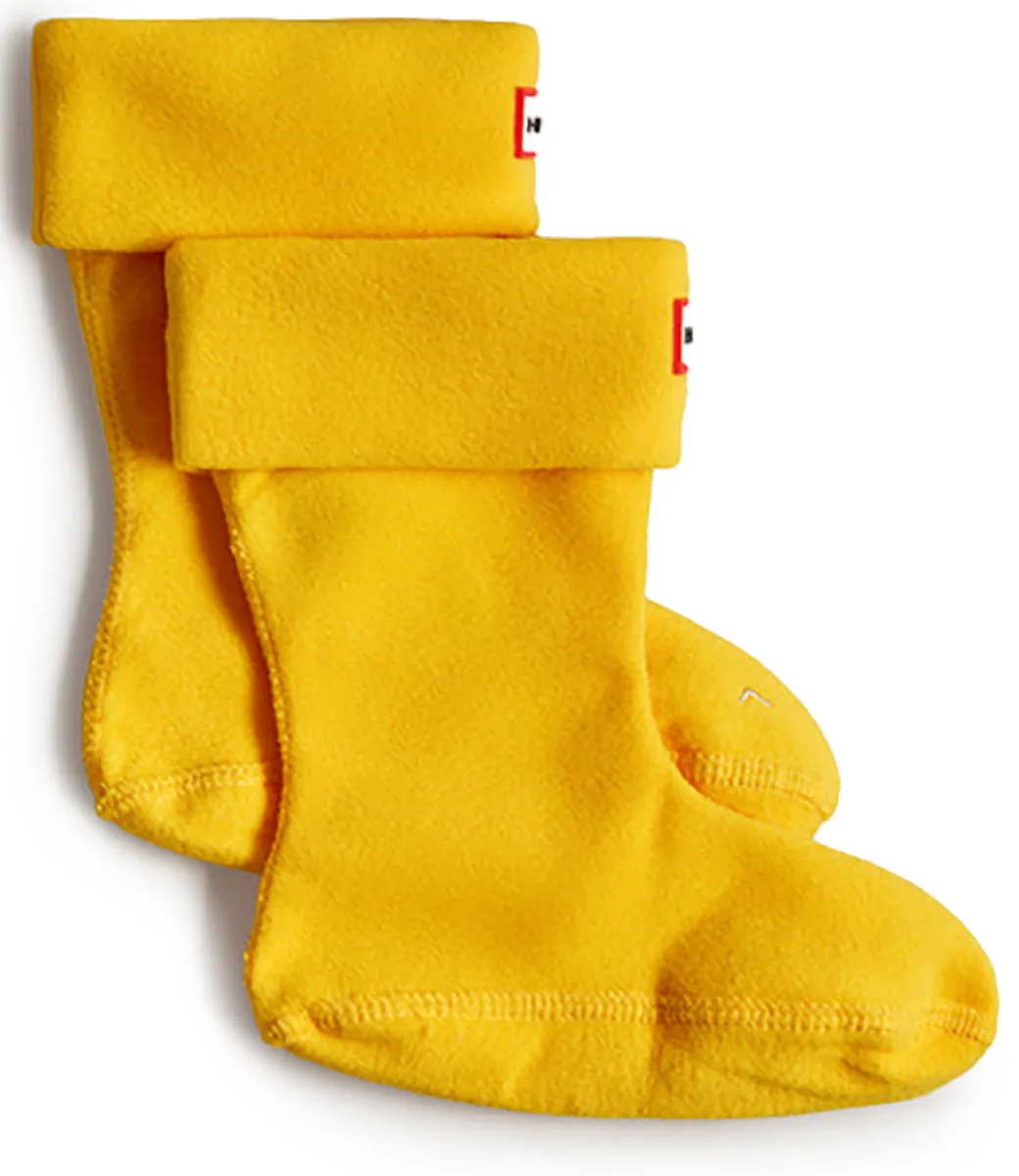 Hunter K Fleece Calcetines de borreguito para niños en rojo
