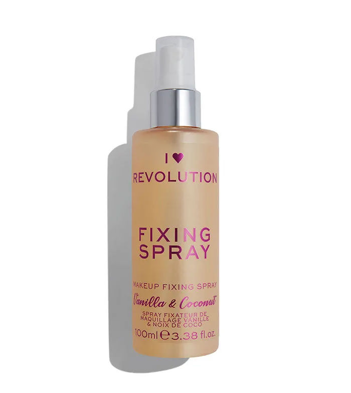 I HEART REVOLUTION  SPRAY FIJADOR DE MAQUILLAJE  VAINILLA Y COCO