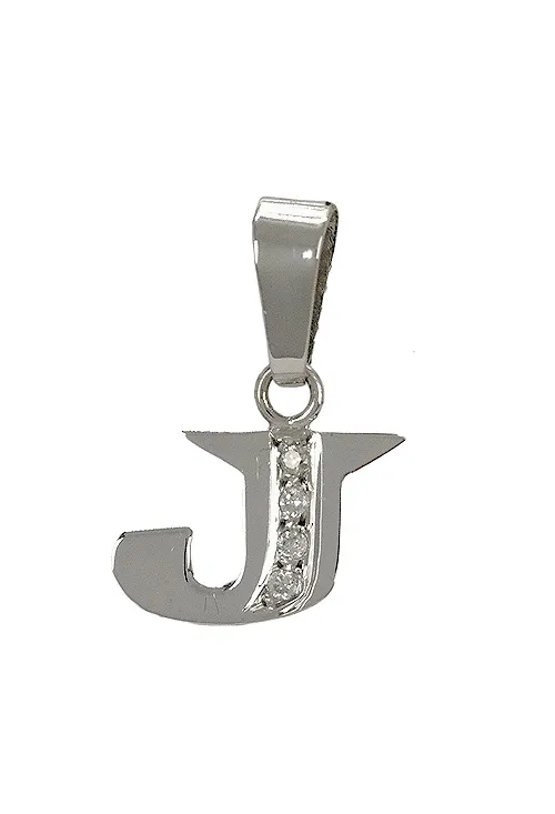 Inicial letra J oro blanco y diamantes 003_B51085896J