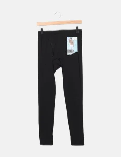 Isabel moda Legging deportivo negro