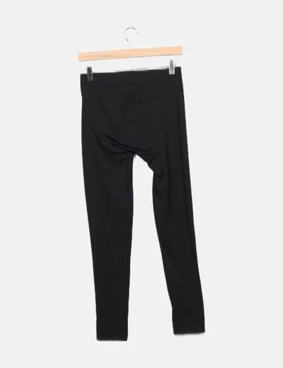 Isabel moda Legging deportivo negro