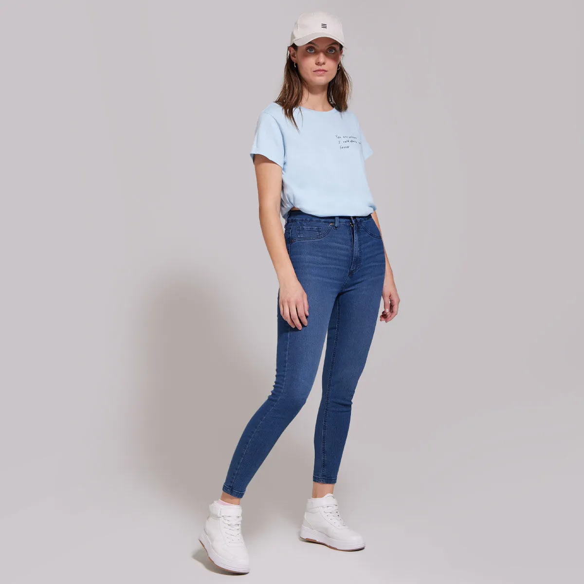 Jean Skinny Con Bolsillos
