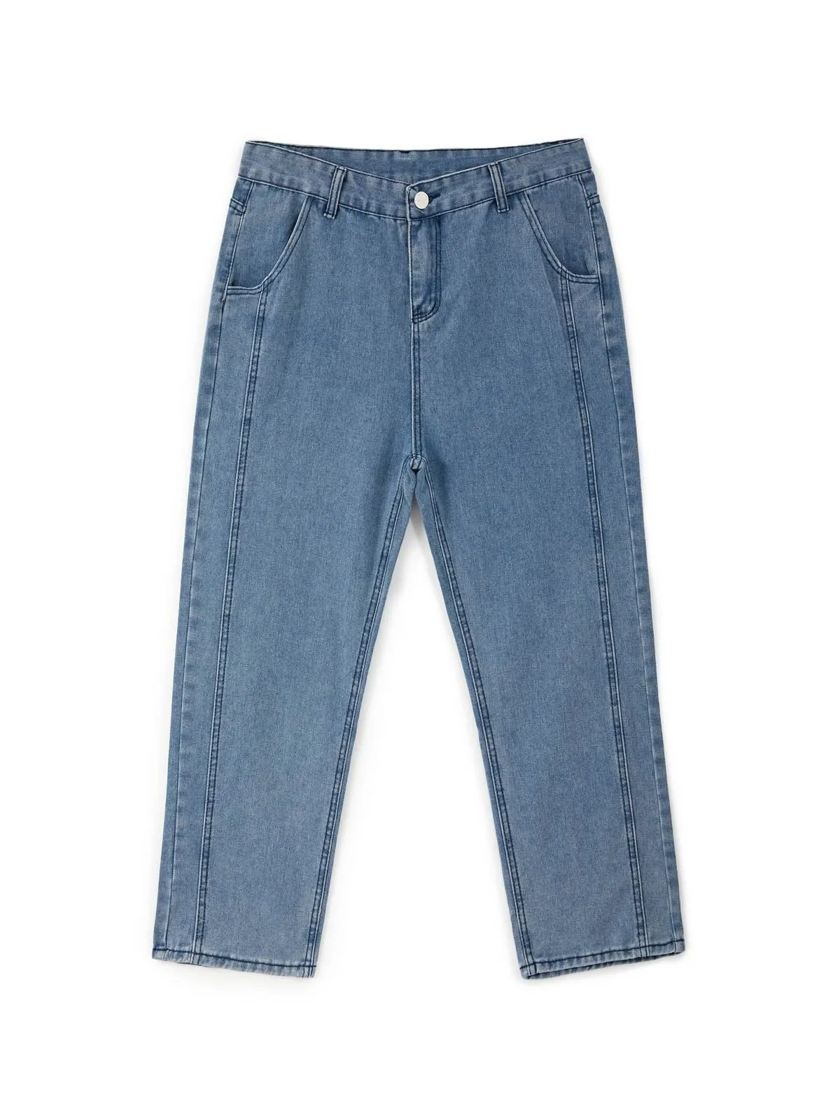Jeans sueltos vintage lavados para hombre