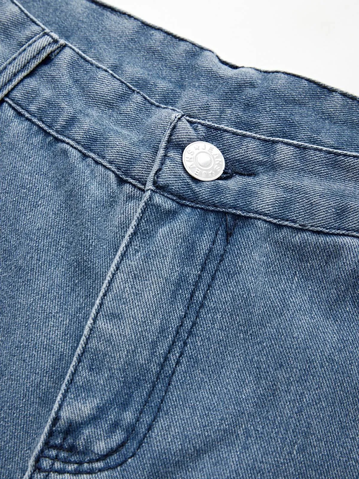 Jeans sueltos vintage lavados para hombre