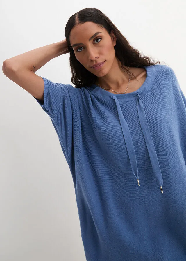 Jersey con mangas de murciélago Azul vaquero