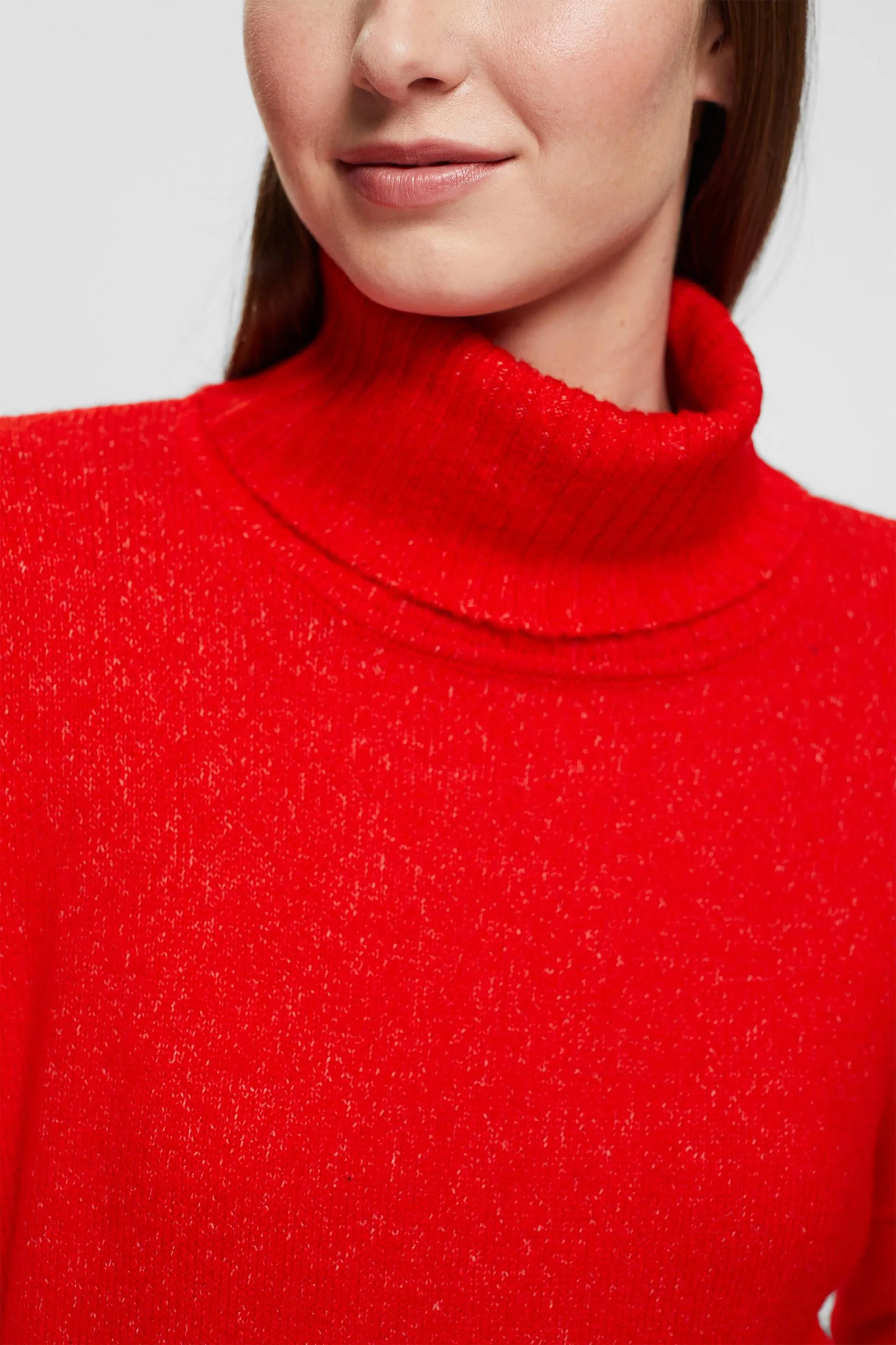 Jersey de punto con cuello vuelto
