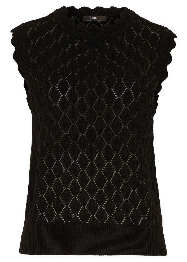 Jersey sin mangas Negro