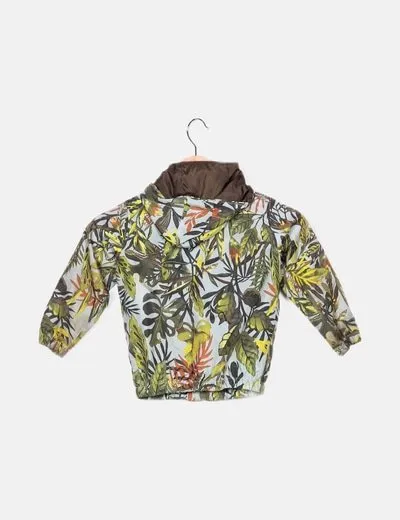 Lefties Chaqueta verde estampada