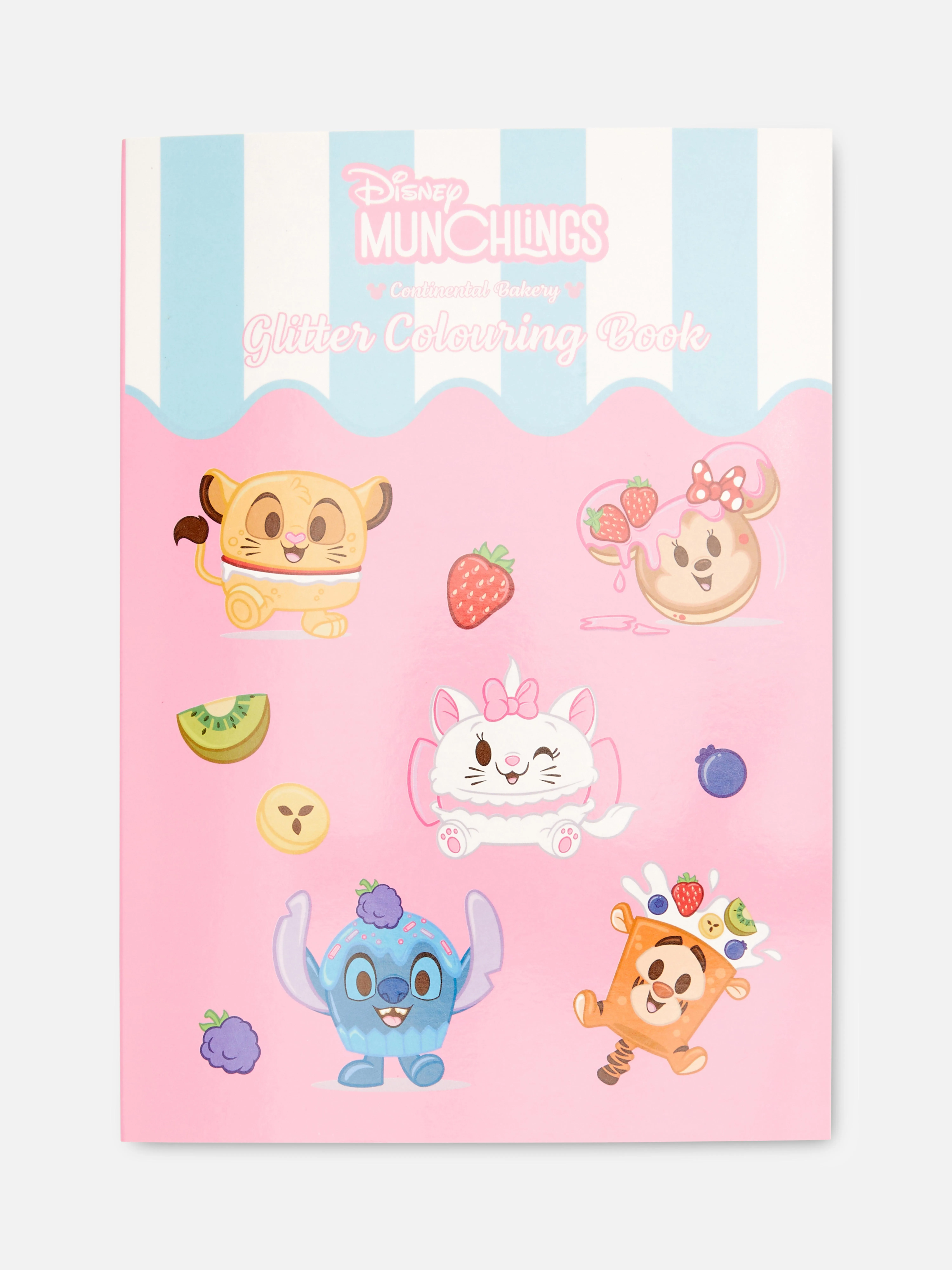 Libro para colorear con purpurina de Disney