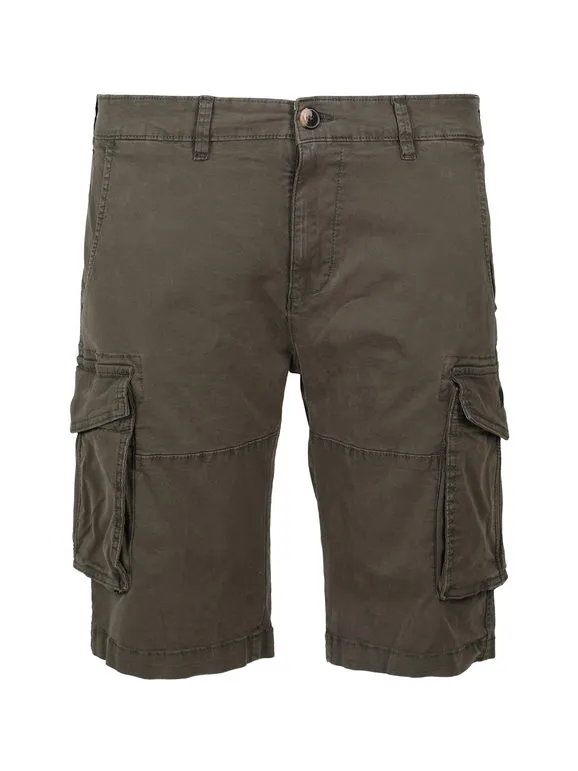 Lonsdale Pantalones cortos tipo cargo para hombre