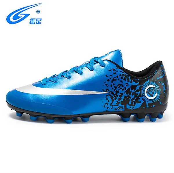 Marca de moda Zapatos de fútbol para hombres y mujeres Antideslizantes Ag Spiked Sneakers Lightweight Roundabout Scrub Toe Cap F