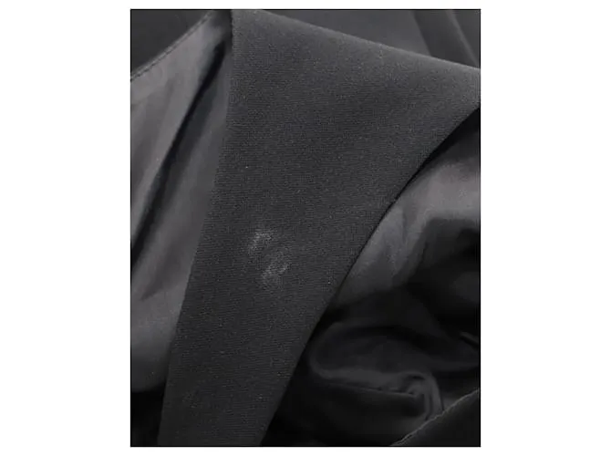 Minivestido sin mangas de Moschino en triacetato negro 
