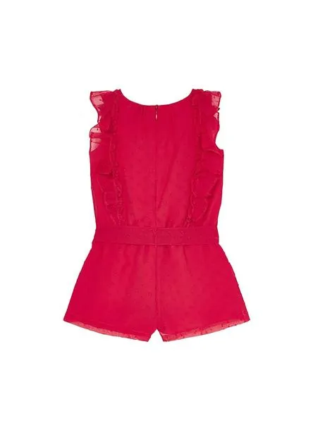 mono mayoral plumeti rojo para niña