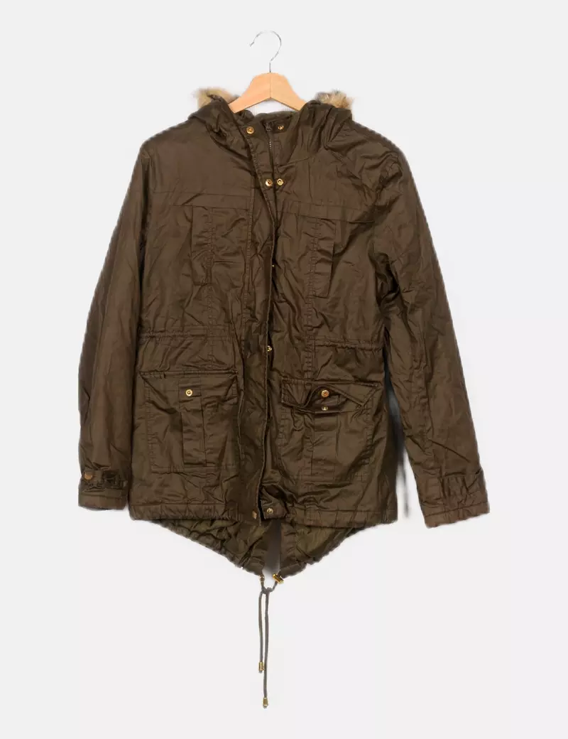 Okeysi Parka verde casual