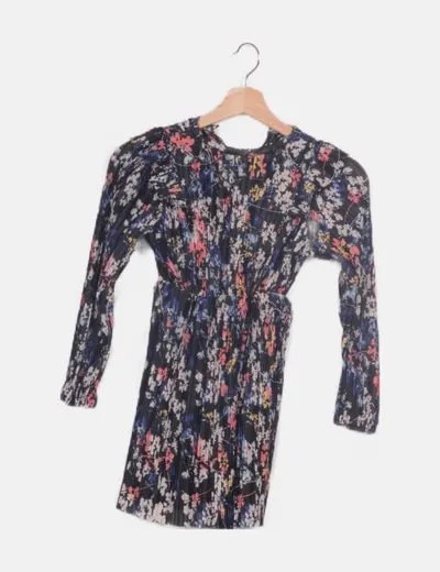 ONLY Vestido plisado estampado