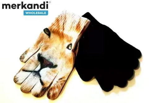 Pack de 2 Guantes Tiger Print para Niños con Basic by C&A