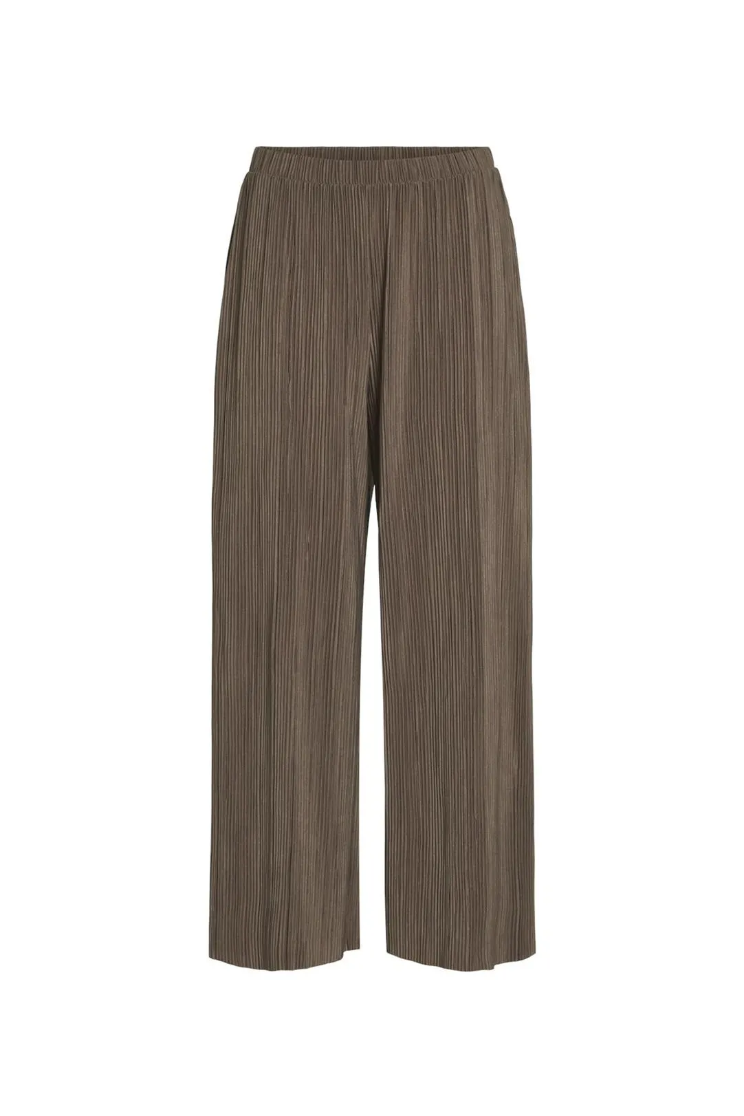 PANTALON FLUIDO PLISADO VIPLIS TAUPE