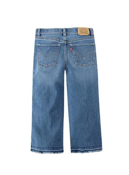 pantalon levis crop denim para niña