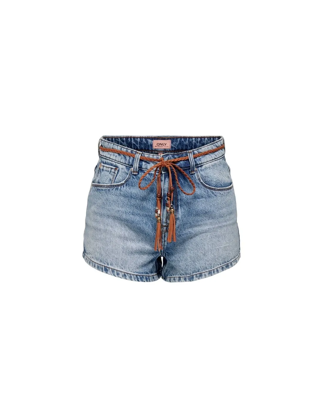 Pantalones cortos vaqueros de tiro alto Kelly de Only