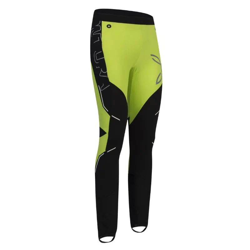 Pantalones de esquí de travesía para hombre MONTURA SLICK PANTS (NERO/GIALLO FLUO)
