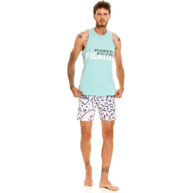 Pantaloneta Corta Para Hombre Beachwear Pilatos