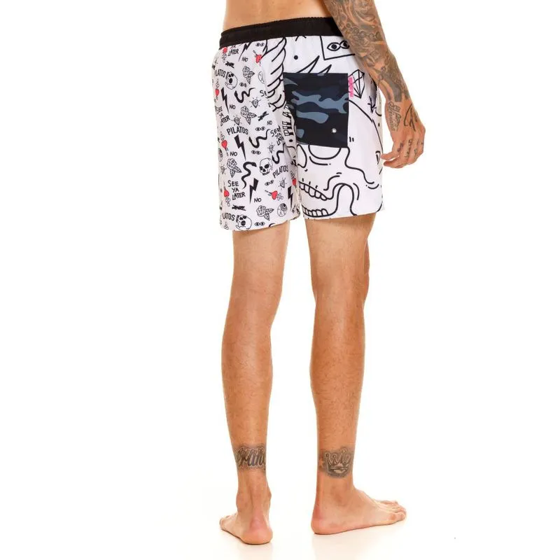 Pantaloneta Corta Para Hombre Beachwear Pilatos