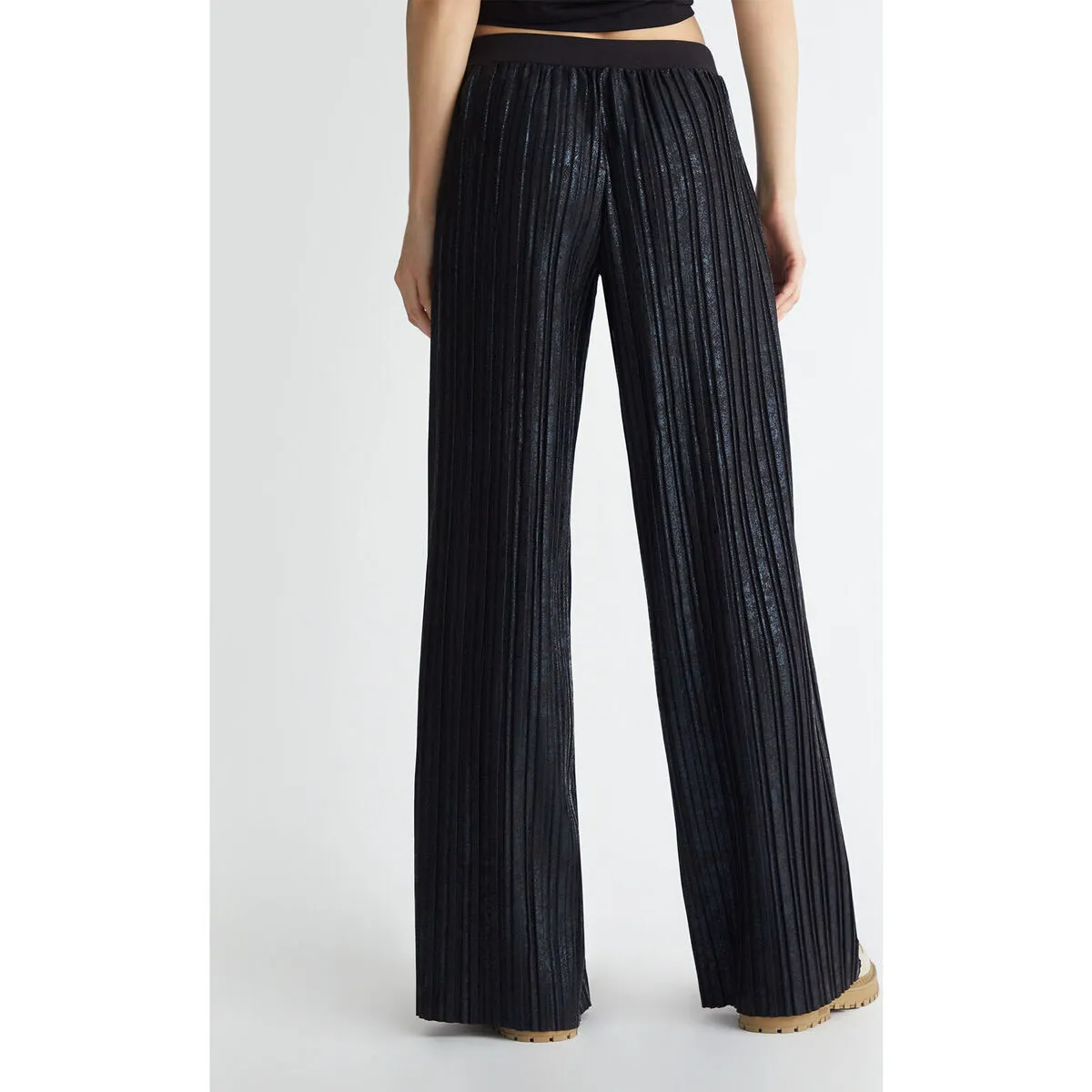 Pantalón largo plisado