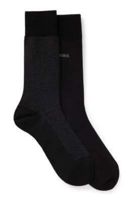 Paquete de 2 pares de calcetines de mezcla de algodón