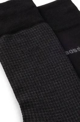 Paquete de 2 pares de calcetines de mezcla de algodón