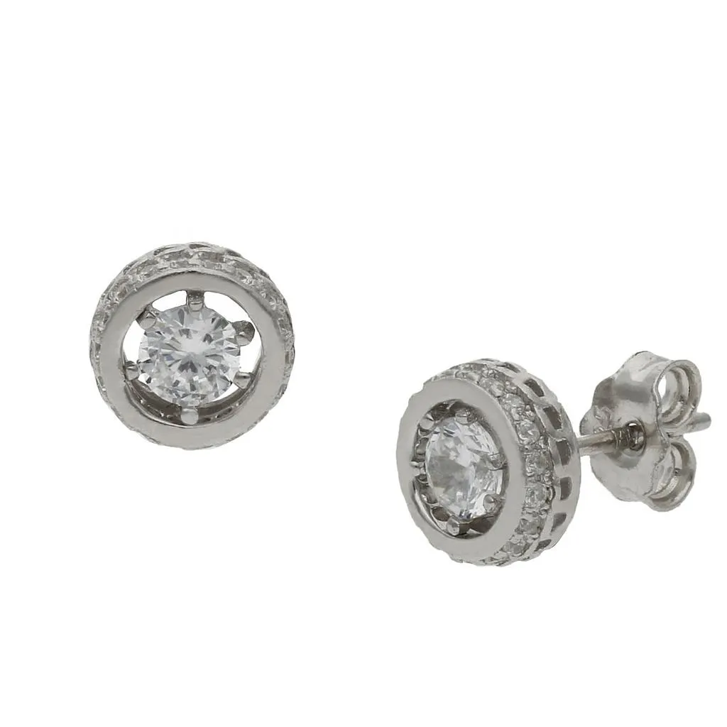 Pendientes de Plata con Circonitas