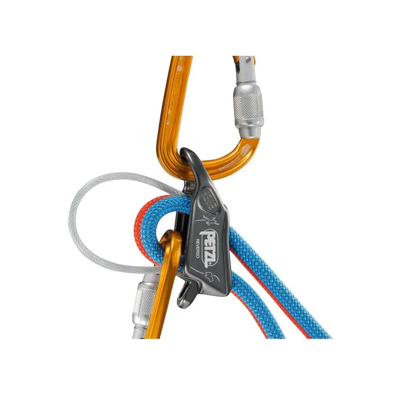 PETZL REVERSO (rojo / naranja)